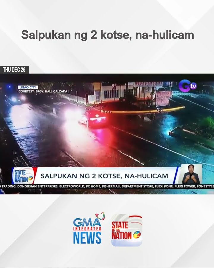 Salpukan ng 2 kotse, na-hulicam | SONA
