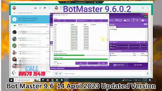 Bot Master 9.6 Latest Version April 2023 #botmaster9.6 #bot master 9.6 #botmaster #botmasterwhatsapp