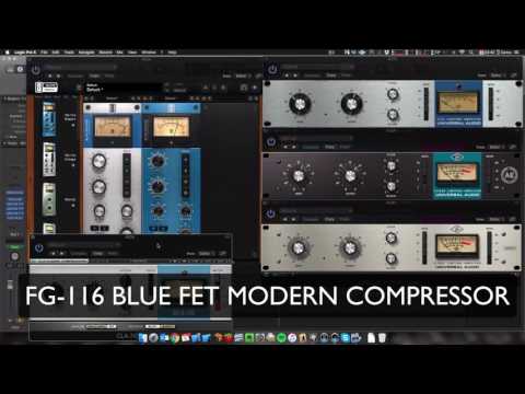 Blue 1176 Test on Drums: Slate FG-116  VS UAD 1176 Classical and Legacy Collection VS Waves CLA76