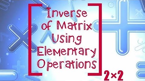 Inverse of a Matrix using Elementary operations ||malayalam #StudentsCornerMalayalam