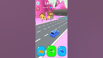 Shape-shifting 🚗🚤 13 Level Gameplay Walkthrough | Best Android, iOS Games #shorts