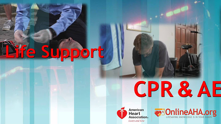 American heart association cpr and first aid certification