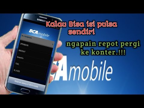 BCA Mobile merupakan aplikasi yang dapat digunakan untuk transaksi salah satunya untuk isi ulang pul. 