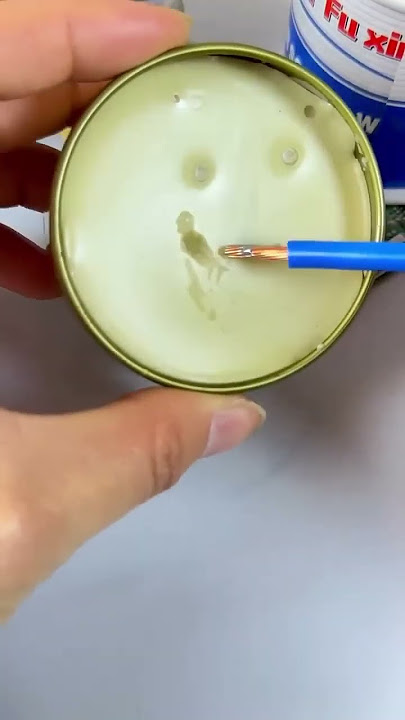Se estiver difícil de soldar o fio, use a pasta de solda #shorts