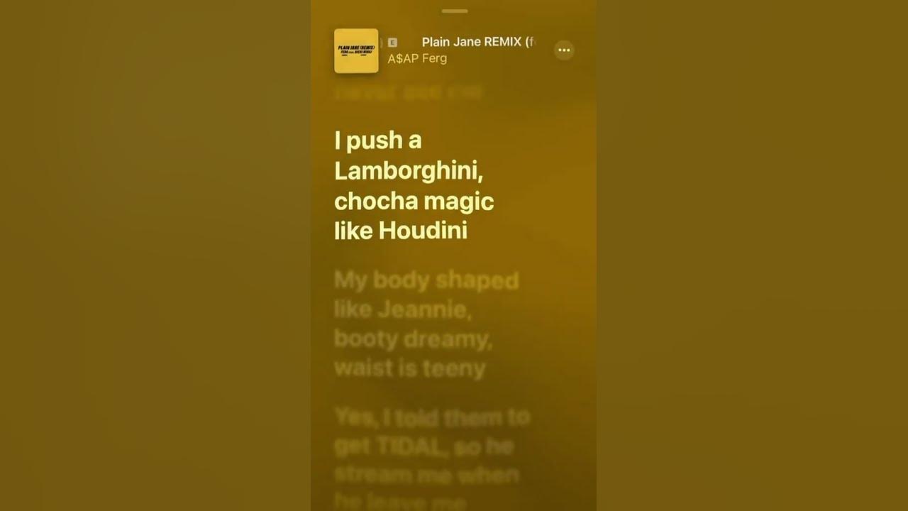 Plain Jane-A$AP Ferg #youtubeshorts #music #song #spotify #songlyrics #lyrics #shorts #A$APFerg Plain Jane-A$AP Ferg #youtubeshorts #music #song #spotify #songlyrics #lyrics #shorts #A$APFerg