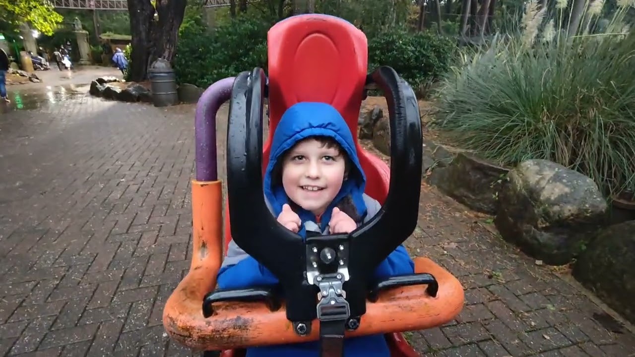 testing seat for Rita rollercoaster ride Alton towers