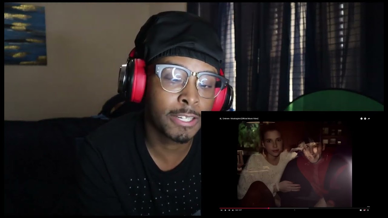 MY FAVORITE SONG NOW!! Eminem - Mockingbird [Official Music Video] | Reaction