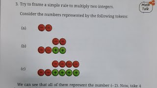 Try to frame a simple rule to multiply two integers.Consider the numbers represented by the followin