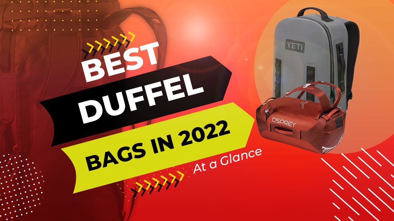 Best Duffel Bags in 2022 tophomeguide YouTube