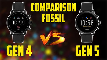 Comparison: Fossil Gen 4 VS Fossil Gen 5 Smartwatch