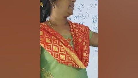 P.Revathi solved Example problem for Jacobian Transformation