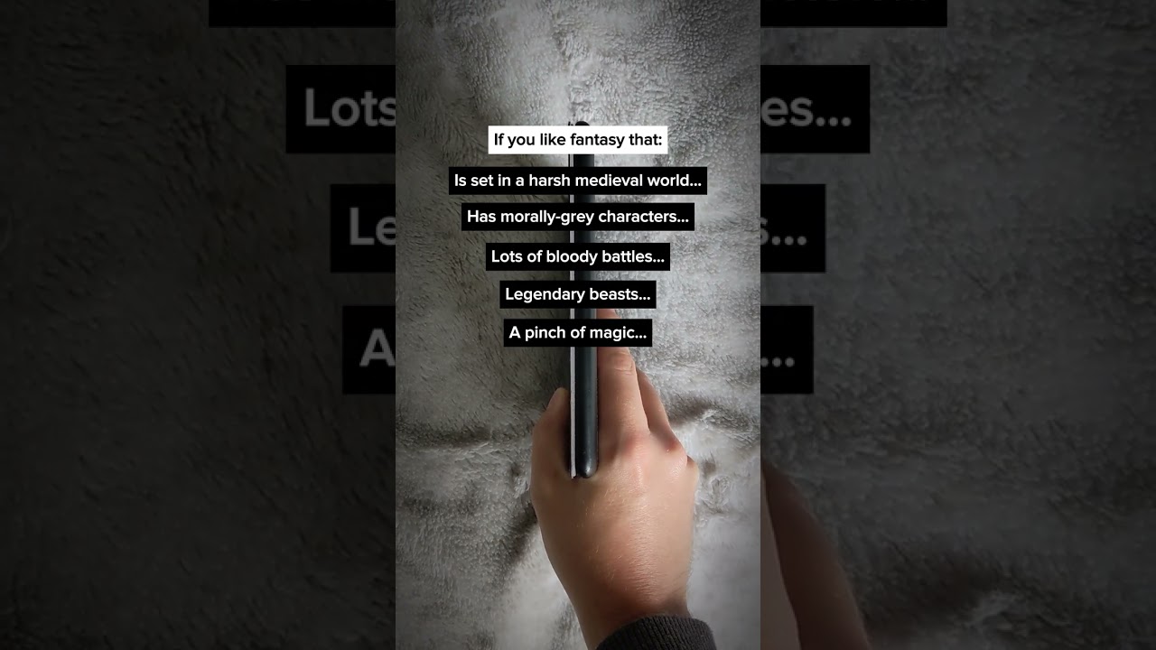 Gritty epic low fantasy has legendary beasts, morally-grey characters, and a harsh medieval world⚔️