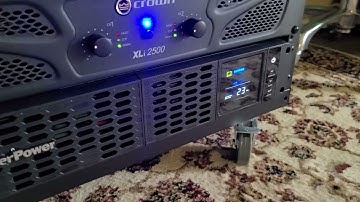 New rack mount CyberPower CP1500PFCM2A 1,500VA battery back ups -- quick power failure demo