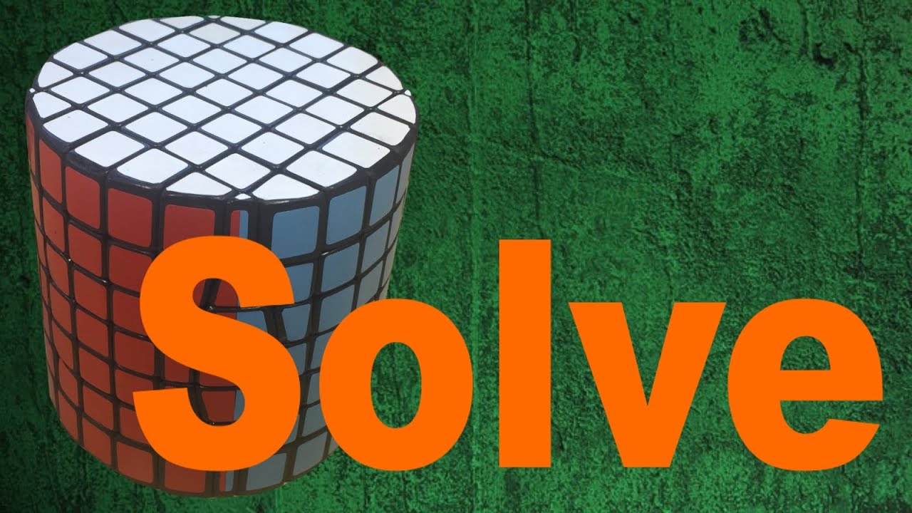 Solving the 7x7 Barrel [Time Lapse] - YouTube Z3Cubing