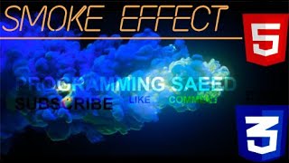 how to make a Smoke effect Using HTML and CSS by #programming saeed