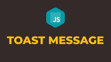 How to Show Toast Message in Javascript using Native Toast JS