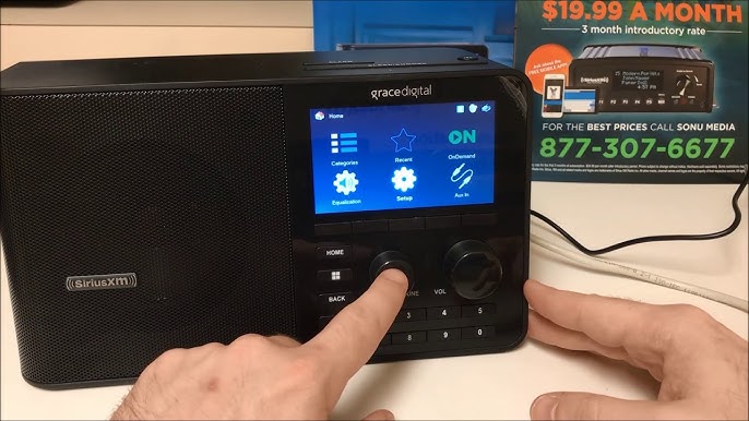 gracedigital Mondo Elite WiFi Internet Radio Alarm Clock with Bluetooth,  iHeartRadio, Pandora, NPR and Audacy