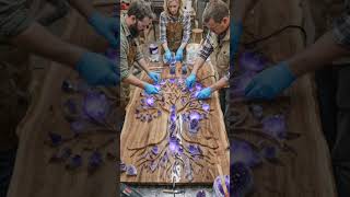 Luxury Tree of Life Epoxy Table Build | Resin Art Process #diy