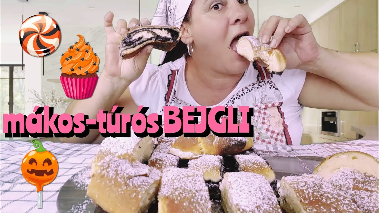 (ASMR Magyar)🥨Bejgli mákos/túrós🍞SÜTÉS/DAGASZTÁS