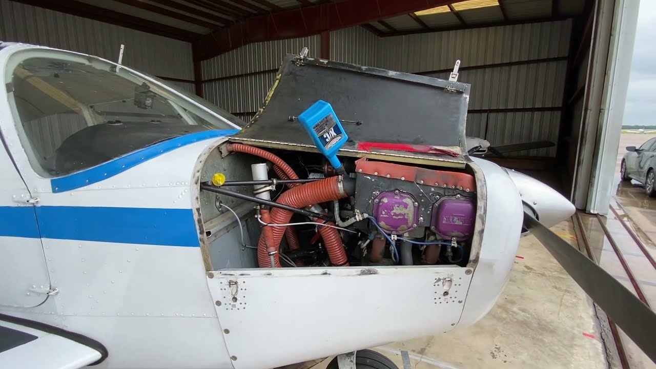 Piper Cherokee Oil Change