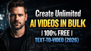 Create Unlimited AI Videos in Bulk | 100% FREE Text-to-Video