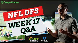 NFL DFS Week 17 Advice: Live Q&A for FanDuel, DraftKings, and Yahoo!
