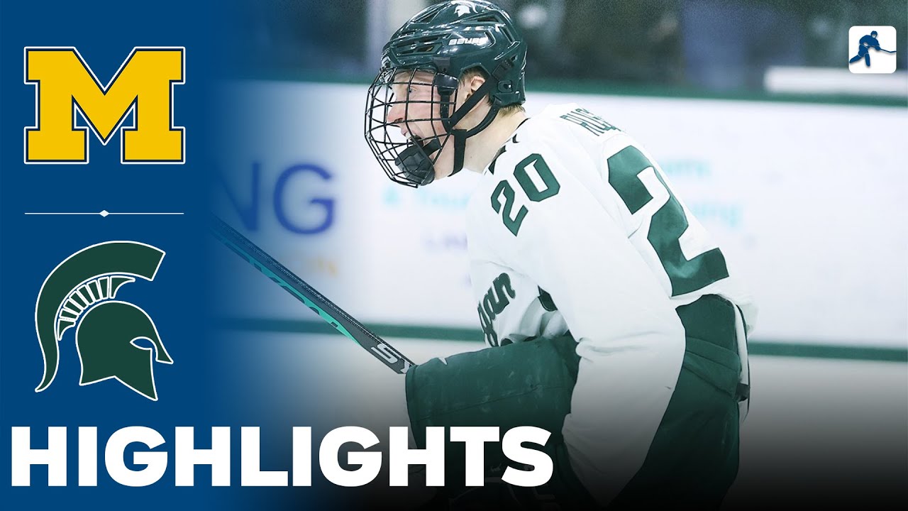Michigan vs Michigan State | NCAA College Hockey | Highlights - February 09, 2024