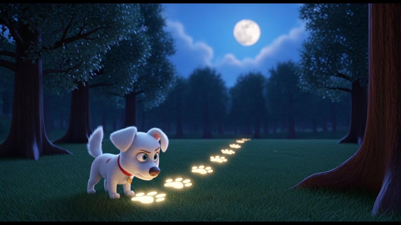 The mystery of the glowing tracks