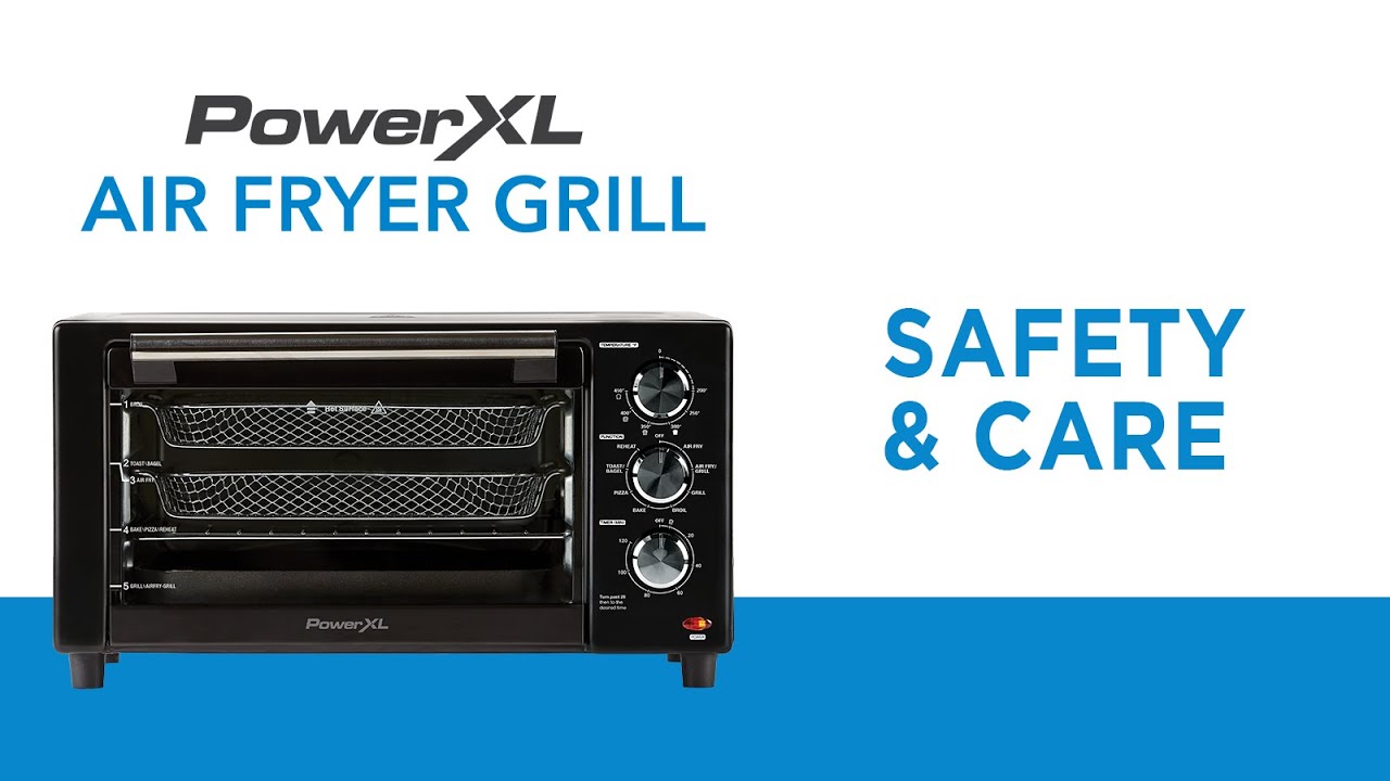 PowerXL Air Fryer Grill Toaster Oven PXLAFG, Color: Black - JCPenney