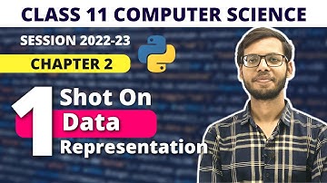 Chapter 2 Data Representation| class 11 Computer Science |Sumita Arora | one shot | Vishal Kumar |