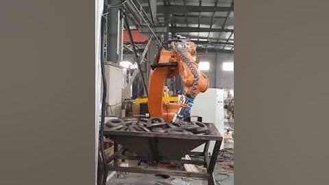 KUKA Robot Bin Picking of Cast Iron Parts with ALSONTECH 3D Vision System