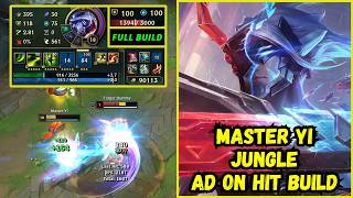 Master Yi - Jungle - AD On Hit Build - Patch 26.13 - League of Legends