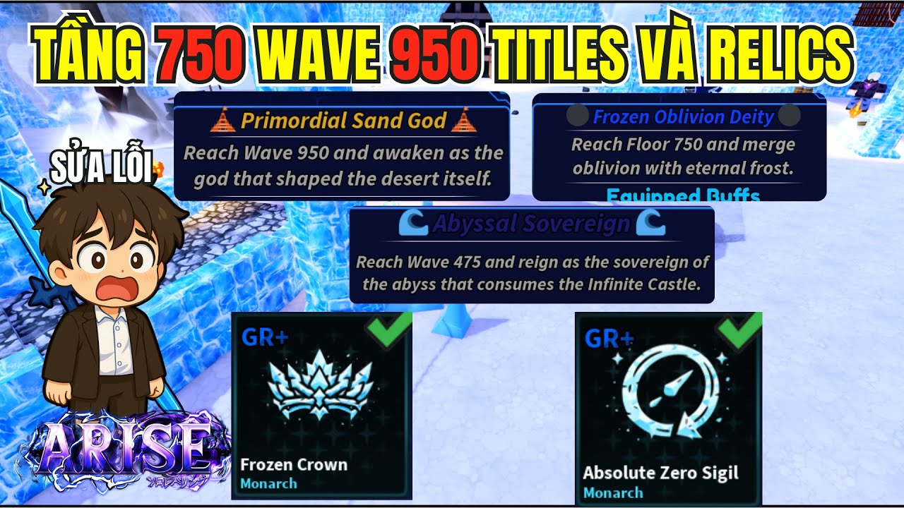 Toan Yolo Leo Tầng 750 Wave 950 Nhận Titles Và Relisc Siêu Mạnh | Arise Crossover
