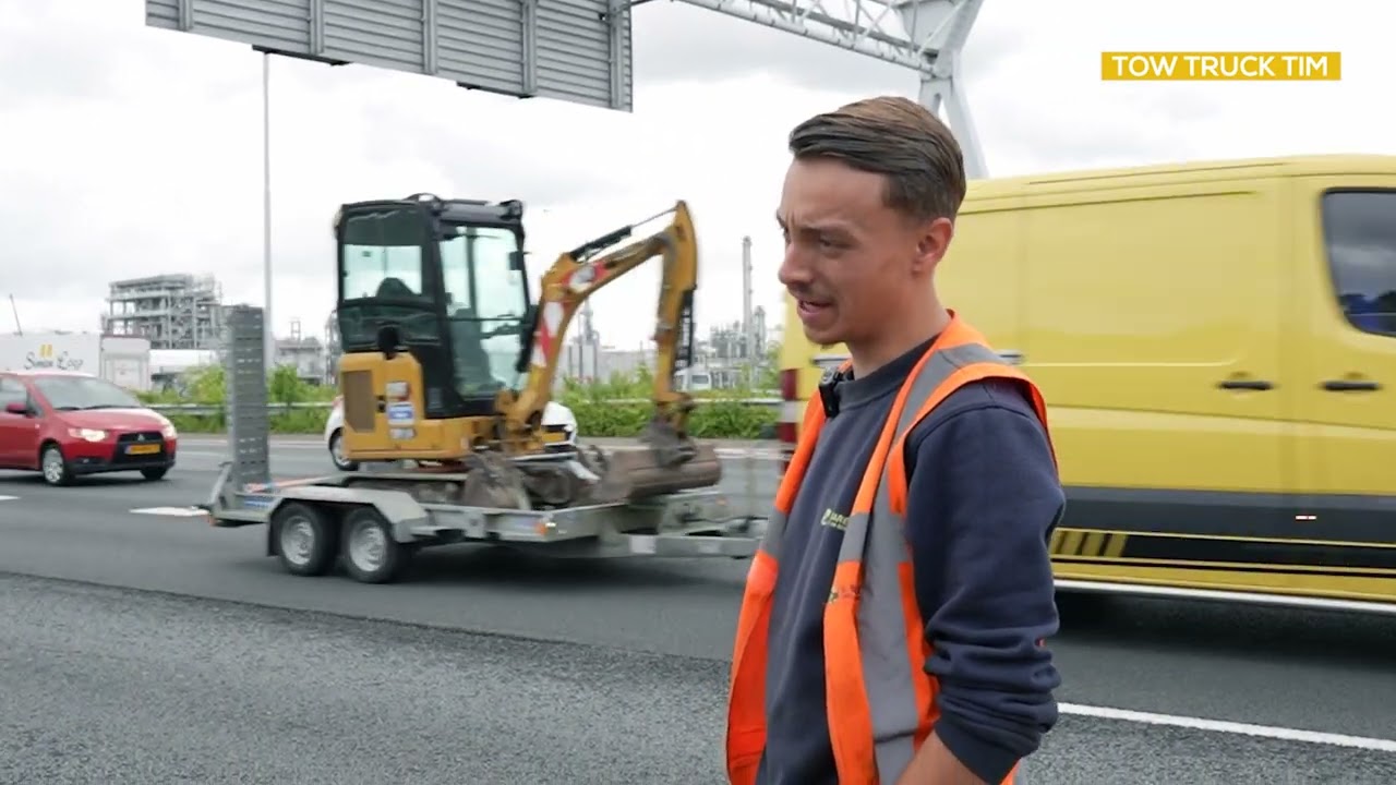 ZWAAR BELADEN BUSJE ZONDER REMMEN OP SNELWEG!  leven van een berger! #88