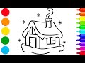How to Draw a cute House | Easy Step by Step Tutorial