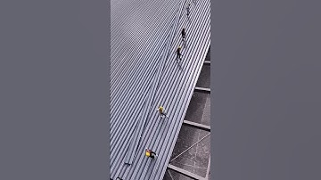 Factory steel structure roof installation process -Goodtools and machinery make work more faster!!