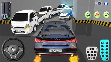 New Elantra N car Stuck in Parking Garage - 3D Driving Class 2025 - 3D Driving Class - Car Game