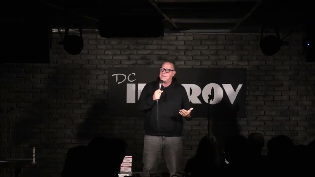 Comedian Pete Bergen at the DC Improv as part of their Veterans Showcase