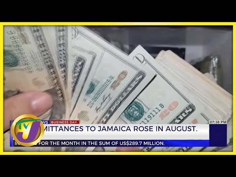 Net Remittances to Jamaica Rose in August | TVJ Business Day