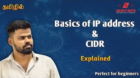 IP Address & CIDR Explained in Tamil | Networking Basics for Absolute Beginners