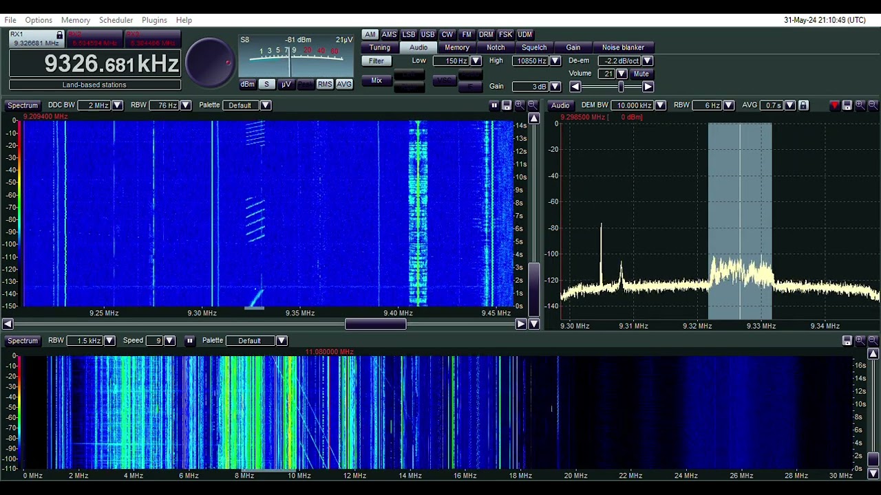 9326 KHz - Special purpose ionosonde