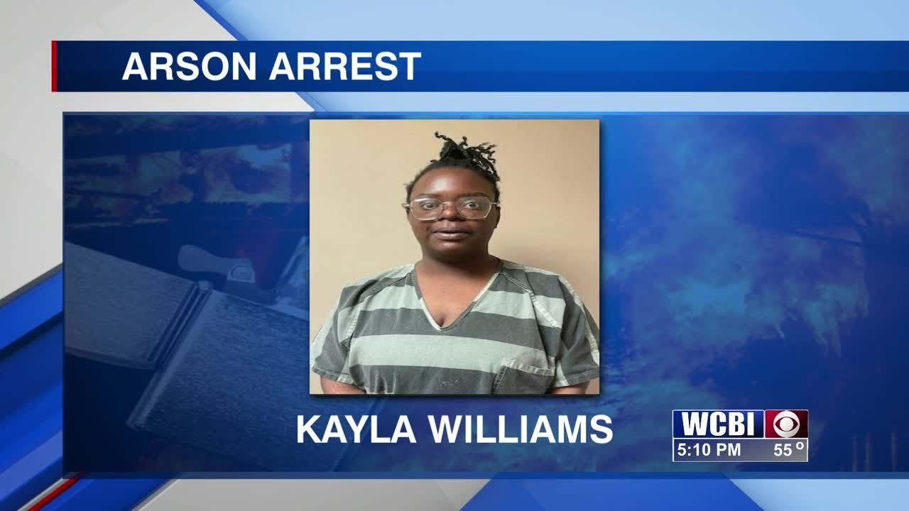 Water Valley woman accused of arson in Tupelo - YouTube