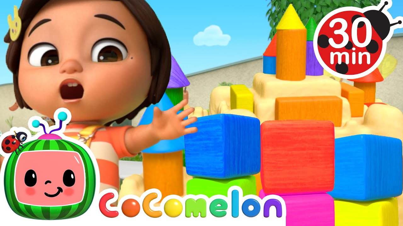 Nina's Rainbow Colors Playtime Song | CoComelon Nursery Rhymes & Kids ...