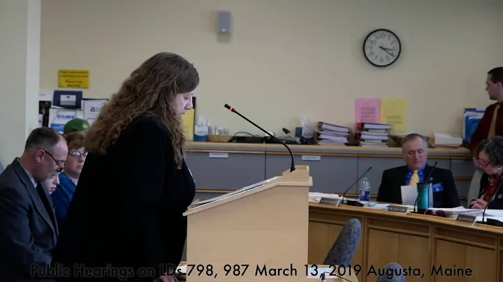 Grieving mother Susan Meehan testifies on LD798