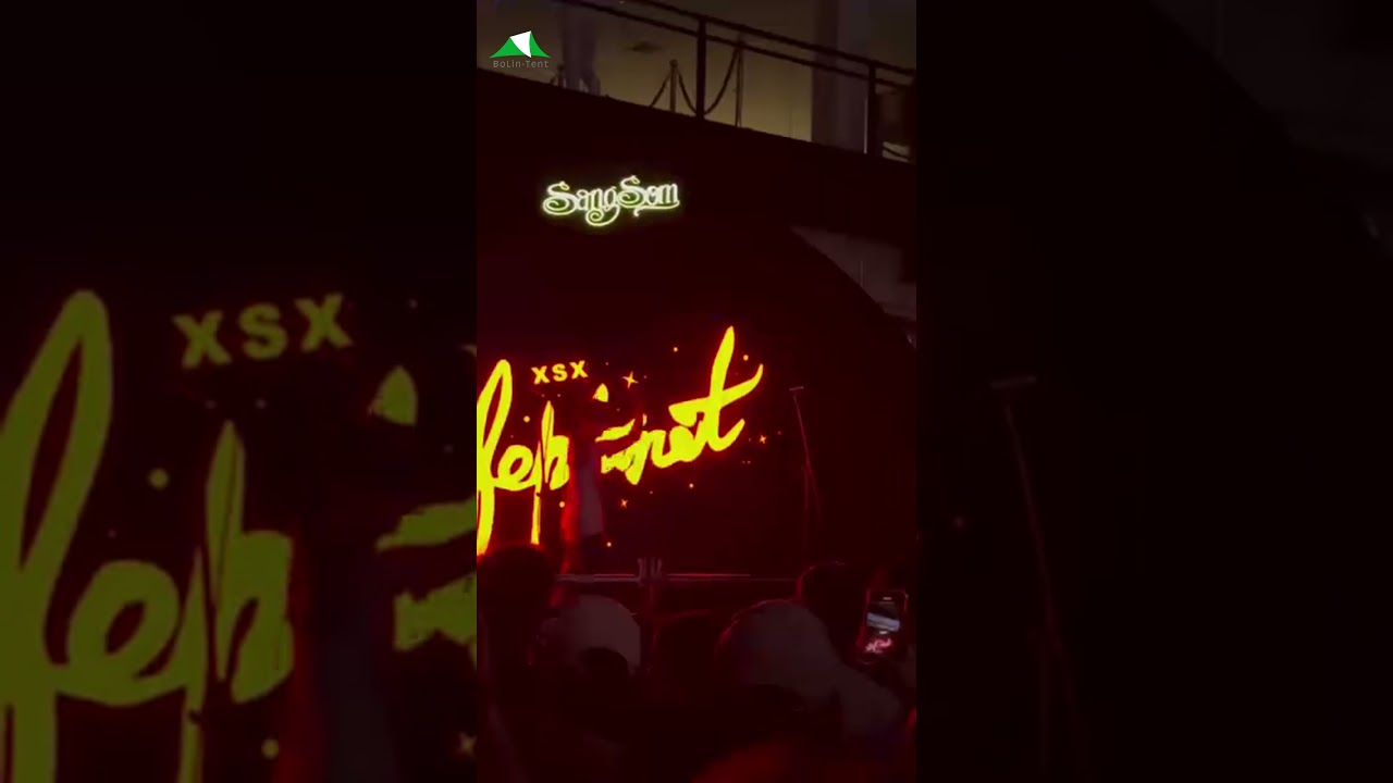 Large event dome tent 