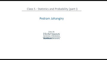 Class 5  part 3  features of probability distributions