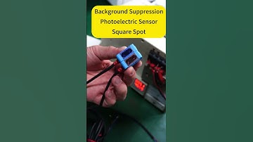 Background suppression photoelectric sensor.