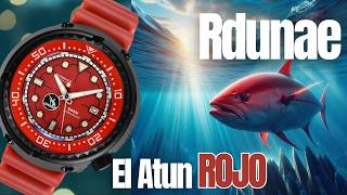 Reloj Rdunae Titanium Zaku II Tuna Dive Watch. Desempaquetado y Primeras Impresiones