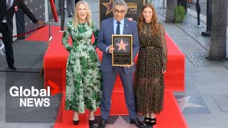 Actor Eugene Levy gets a star on the Hollywood Walk of Fame