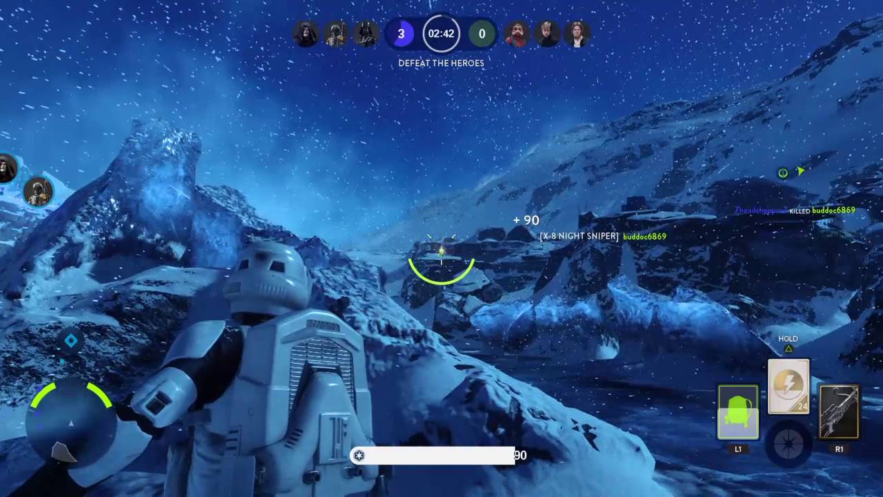 STAR WARS™ Battlefront™ X8 Night Sniper pistol ZheadchopperZ gameplay